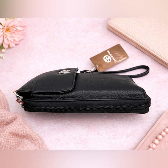 ✨ Giani Bernini Leather Crossbody Wallet – NWT ✨ - Picture 4 of 4